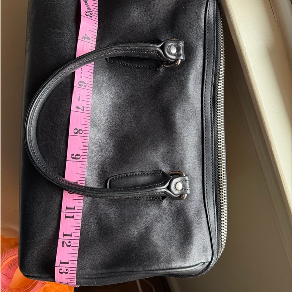 Coach Black leather Hayley satchel - Picture 4 of 10